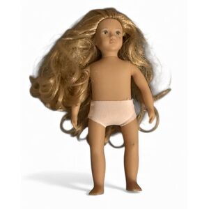 Lori 6.5” Long Blond Hair Blue Eyes Mini Doll Nude Vinyl